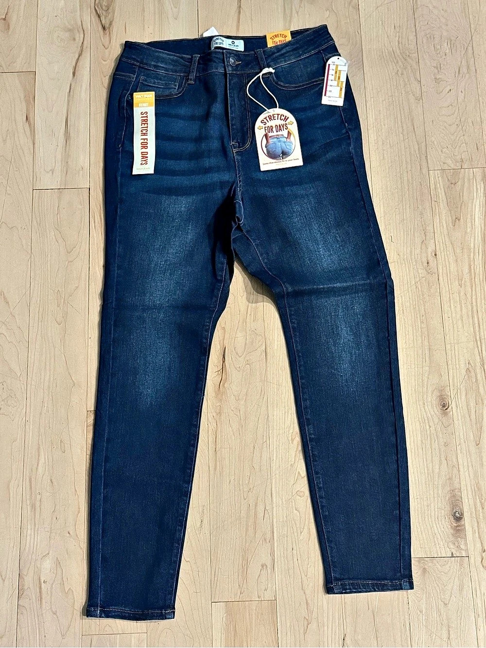 Wax Jean Stretch For Days Skinny Jeans Blue NWT